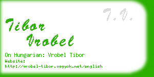 tibor vrobel business card